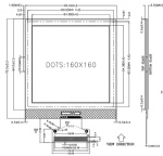160160點(diǎn)陣屏，手持機(jī)，儀器儀表專用屏，COG液晶屏，LCD顯示屏